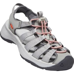 Keen ASTORIA WEST SANDAL WOMEN grey / coral Veľkosť: 38 dámske sandále