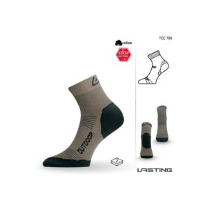 Lasting TCC 769 béžová funkčné ponožky Veľkosť: -(34-37) S ponožky