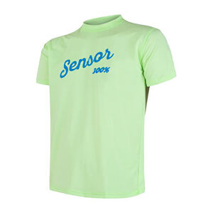 SENSOR COOLMAX FRESH PT LOGO pánske tričko kr.rukáv sv.zelená Veľkosť: S