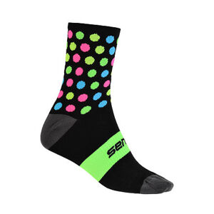 SENSOR PONOŽKY DOTS čierna / multi Veľkosť: 3/5 ponožky