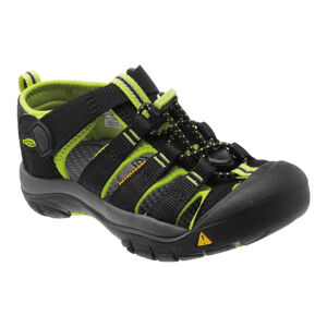 Keen NEWPORT H2 YOUTH black / lime green Veľkosť: 38 detské sandále