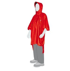 Tatonka PONCHO 3 (XL-XXL) red pončo