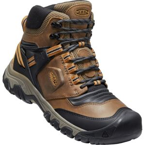 Keen RIDGE FLEX MID WP MEN bison / golden brown Veľkosť: 42,5 pánske topánky