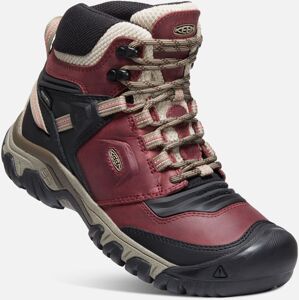 Keen RIDGE FLEX MID WP WOMEN Rhubarb / black Veľkosť: 37 dámske topánky
