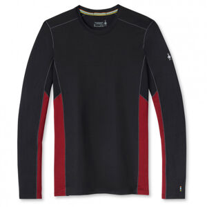 Smartwool M MERINO SPORT 150 LONG SLEEVE CREW tibetán red heather-black Veľkosť: M tričko