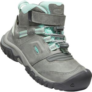 Keen RIDGE FLEX MID WP CHILDREN grey/blue tint Veľkosť: 29 topánky