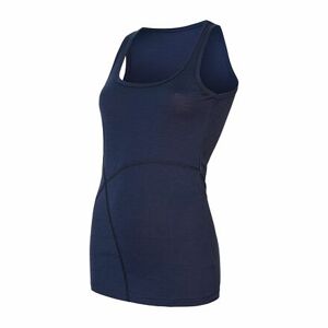 SENSOR MERINO ACTIVE dámsky nátelník deep blue Veľkosť: XL-