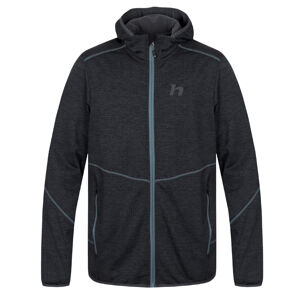 Hannah DAMAR HOODY dark gray mel Veľkosť: L pánska mikina