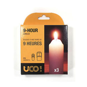 UCO gear Sviečky UCO 9-hour Candle Original Candles - 3 ks 054269100308