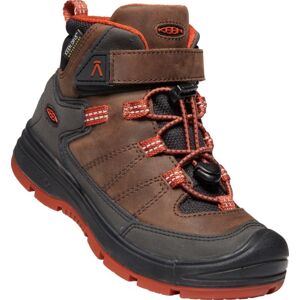 Keen REDWOOD MID WP K coffee bean / picante Veľkosť: 27/28 detské topánky