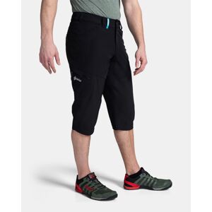Kilpi OTARA-M Čierna Veľkosť: M pánske outdoorové 3/4 nohavice