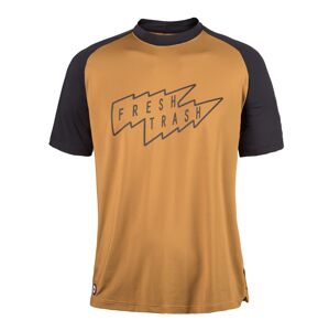 Fresh Trash Mens Horizon Short Sleeve tee golden/black Veľkosť: XXL pánske tričko