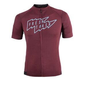 Fresh Trash Mens Lite Merino Jersey merlot red Veľkosť: L pánsky cyklistický dres