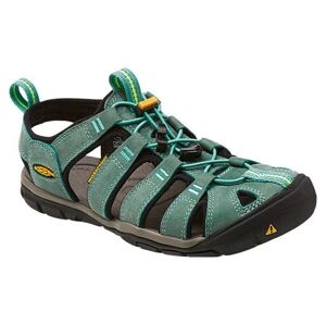 Keen CLEARWATER CNX LEATHER WOMEN mineral blue / yellow Veľkosť: 38,5 dámske sandále