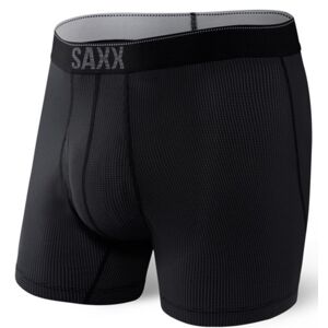 Saxx QUEST QDM BOXER BRIEF FLY black II Veľkosť: S boxerky