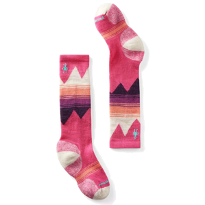 Smartwool K SKI LIGHT CUSHION OTC power pink Veľkosť: L ponožky