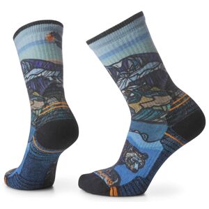 Smartwool W HIKE LC ICY RANGE PRINT CREW multicolor Veľkosť: S ponožky