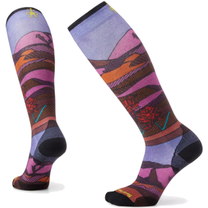 Smartwool W SKI ZC FLORAL FIELD PRINT OTC picante Veľkosť: -S ponožky