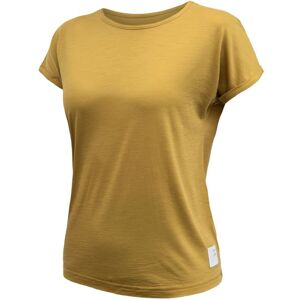 SENSOR MERINO AIR traveller dámske tričko kr.rukáv mustard Veľkosť: -XL dámske tričko kr.rukáv