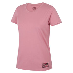 Husky Dámske bavlnené tričko Tee Base L pink Veľkosť: XL dámske tričko s krátkym rukávom