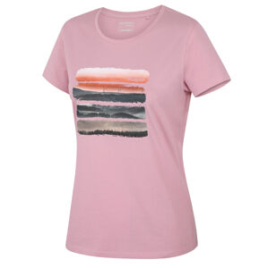 Husky Dámske bavlnené tričko Tee Vane L light pink Veľkosť: XL dámske tričko s krátkym rukávom