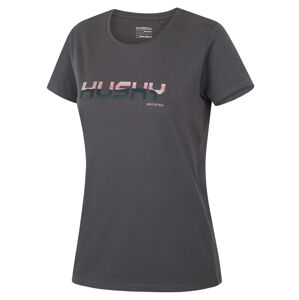 Husky Dámske bavlnené tričko Tee Wild L dark grey Veľkosť: XL dámske tričko s krátkym rukávom