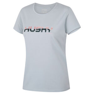 Husky Dámske bavlnené tričko Tee Wild L light grey Veľkosť: XL dámske tričko s krátkym rukávom
