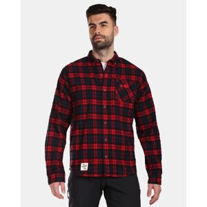 Kilpi FLANNY-M Červená Veľkosť: XL pánska košeľa