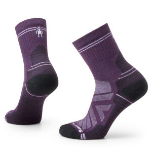 Smartwool W HIKE LIGHT CUSHION MID CREW purple iris Veľkosť: S dámske ponožky