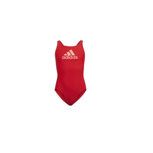 adidas Die. plavky YG BOS SUIT Farba: červená, Veľkosť: 152