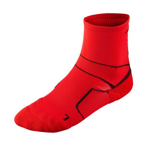 Mizuno Dosp.bežecké ponožky Endura Farba: červená, Veľkosť: M