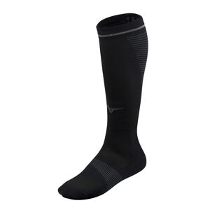 MIZUNO Dosp.bežecké ponožky Compression Farba: čierna, Veľkosť: XL