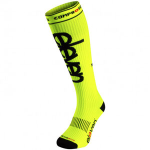 Eleven compression socks stripe Farba: žltá, Veľkosť: M