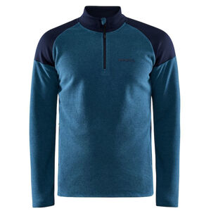 CRAFT Pán. lyžiarske tričko 1/2 zisp, Co Farba: Modrá, Veľkosť: L