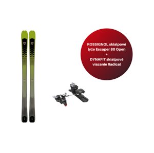 ROSSIGNOL Skialpové lyže Escaper 80 Open set Farba: Zelená + pásy, Veľkosť: 153