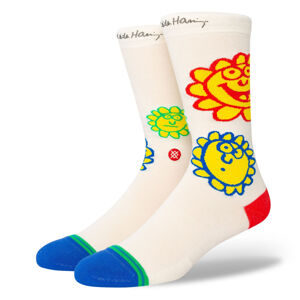 Stance Ponožky Happy Fields Farba: Krémová, Veľkosť: M