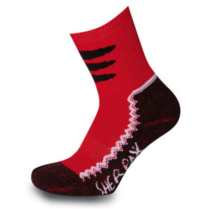 SherpaX Laudo Detské ponožky Farba: červená, Veľkosť: 35