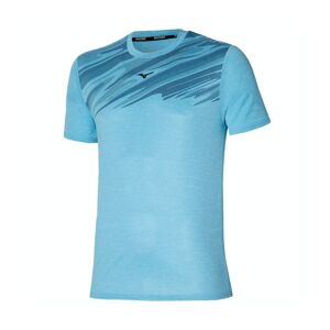 Mizuno Pán. bežecké tričko Core Graphic Farba: Modrá, Veľkosť: L