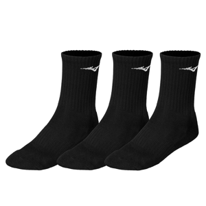 MIZUNO Dosp.bežecké ponožky Training 3P Farba: čierna, Veľkosť: XL