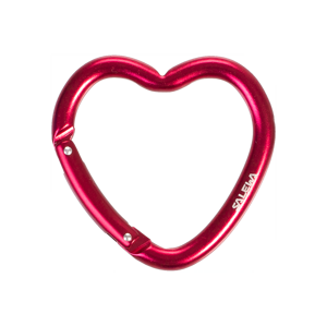SALEWA Heart Karabína tvar srdca Farba: červená, Veľkosť: 0