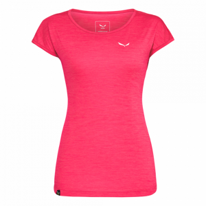 Salewa dámske turistické tričko Puez Melange Dry W Farba: Ružová, Veľkosť: 036