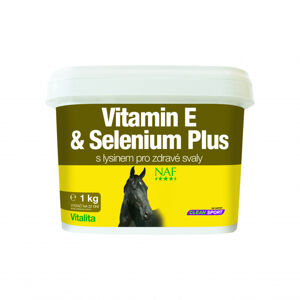 NAF Vitamín E and Selén plus, vitamín E a selén pre správnu funkciu svalov u koní v záťahoch