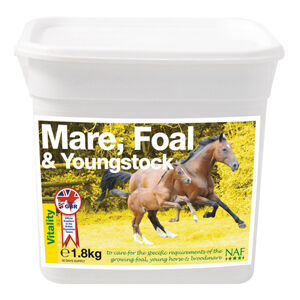 NAF Mare Foal and Youngstock, vitamíny a minerály pre gravidné kobyly, žriebätá a mladé kone