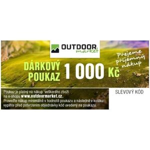 Outdoormarket Darčekový poukaz Hodnota: 1000