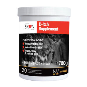 NAF D-Itch Supplement účinný výživový doplnok proti podrážděnej pokožke, balenie 780g