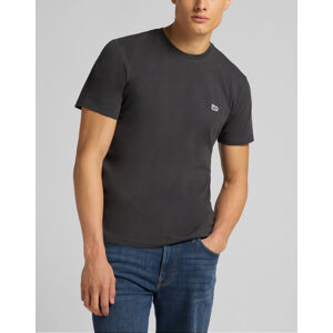 Lee SS PATCH LOGO TEE WASHED BLACK WASHED BLACK