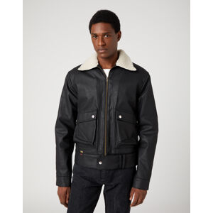 Wrangler DENIM SHERPA BOMBER BLACK BLACK